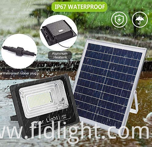 IP67 Waterproof 6500K Auto On/Off with Remote for Yard